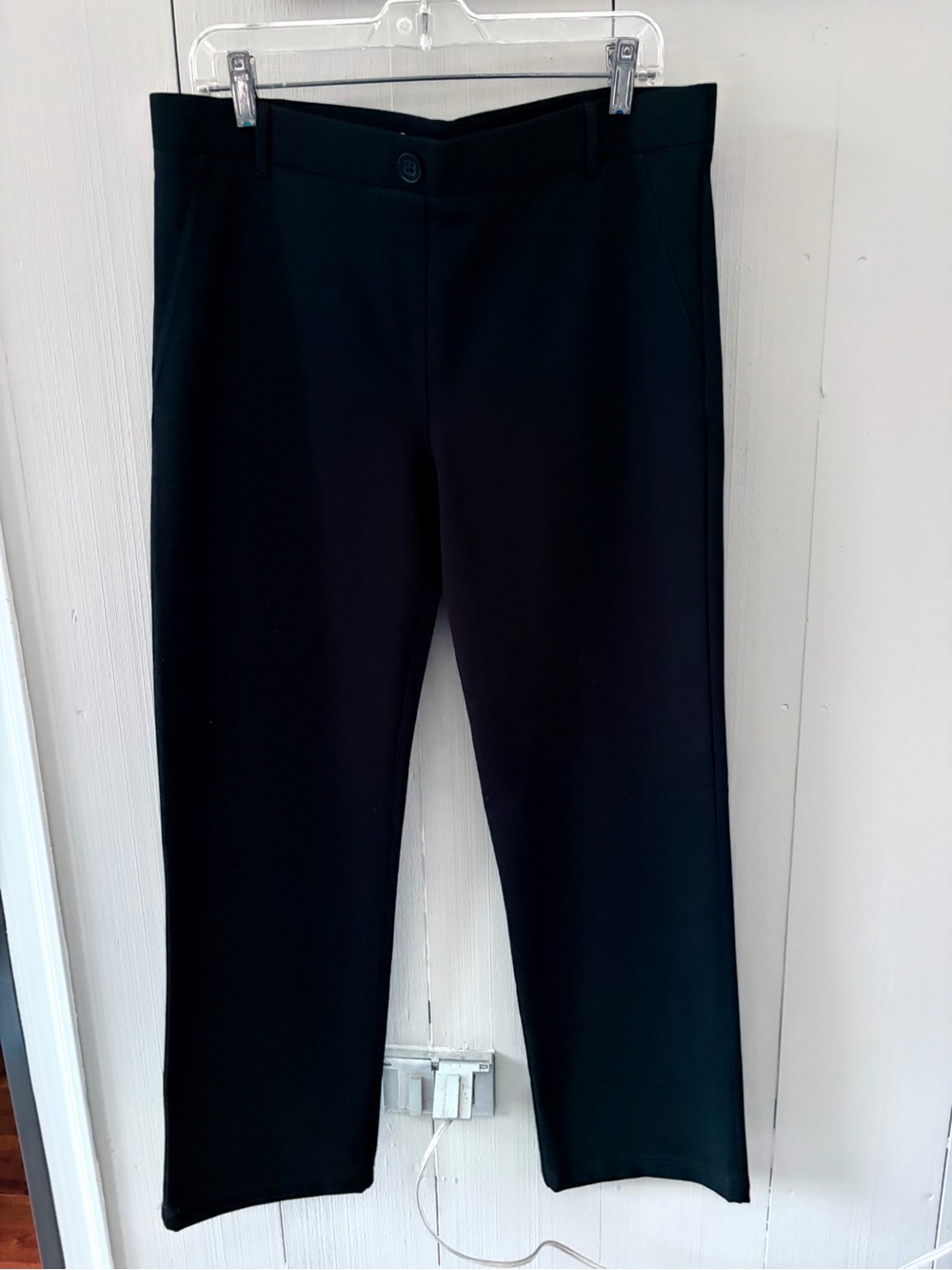 NWOT Betabrand Black Straight-Leg Dress Pants